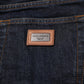 Dolce & Gabbana Black Cotton Skinny Denim Men Jeans