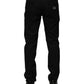Dolce & Gabbana Black Cotton Skinny Denim Jeans