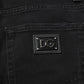 Dolce & Gabbana Black Cotton Skinny Men Denim Jeans