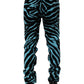 Dolce & Gabbana Blue Black Stripes Skinny Denim Jeans