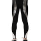 Dolce & Gabbana Black Silver Nylon Skinny Men Leggings Pants