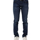 Dolce & Gabbana Dark Blue Cotton Skinny Denim Jeans