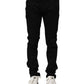 Dolce & Gabbana Black Cotton Skinny Men Denim Jeans