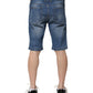 Dolce & Gabbana Blue Cotton Stretch Men Denim Bermuda Shorts