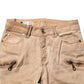 PLEIN SUD Brown Cotton Mid Waist Skinny Denim Jeans