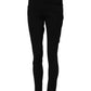 Dolce & Gabbana Black Cotton Skinny Mid Waisted Denim Jeans