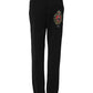 Dolce & Gabbana Black Cotton Mid Waist Jogger Pants