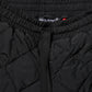 Dolce & Gabbana Black Quilted Mid Waist Jogger Pants