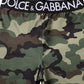Dolce & Gabbana Multicolor Camouflage DG Waist Leggings Pants