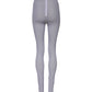 Dolce & Gabbana Gray Nylon DG Logo Mid Waisted Leggings Pants