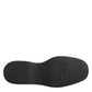 Dolce & Gabbana Red Leopard Derby Formal Men Dress Shoes