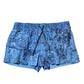 Dolce & Gabbana Blue Logo Drawstring Beachwear Shorts Swimwear
