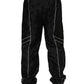 Dolce & Gabbana Black Cotton Straight Jogger Sweatpants Pants