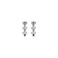 Self-Portrait Dangling Earrings with bows