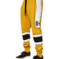 Dolce & Gabbana Yellow Cotton Drawstring Jogger Pants