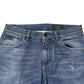 Dolce & Gabbana Blue Cotton Logo Plaque Denim Jeans