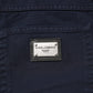 Dolce & Gabbana Black Cotton Tapered Denim Jeans
