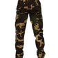 Dolce & Gabbana Brown Cotton Camouflage Cargo Pants