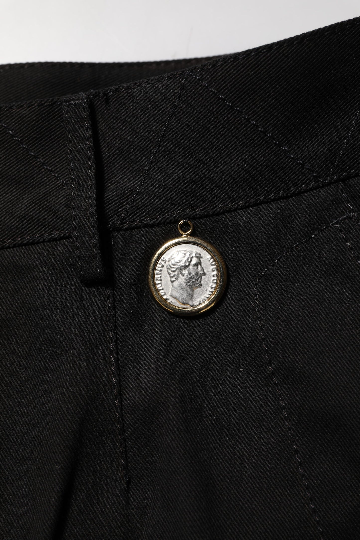 Dolce & Gabbana Black Cotton Knee Length Men Bermuda Shorts