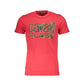 Cavalli Class Red Cotton Men's T-Shirt