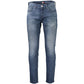 Tommy Hilfiger Blue Cotton Men Jeans