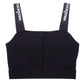 Comme Des Fuckdown Black Cotton Tops & T-Shirt