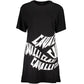 Cavalli Class Black Cotton Dress