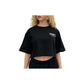 Comme Des Fuckdown Black Cotton Tops & T-Shirt