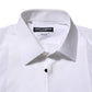 Dolce & Gabbana White Cotton GOLD Bib Poplin Formal Shirt