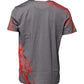 Dolce & Gabbana Gray Cotton Coral Print Logo Plaque T-shirt