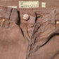 Acht Brown Cotton Slim Fit Denim Low Waist Jeans