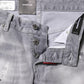 Dsquared² Gray Washed Mid Waist Tapered Denim Jeans