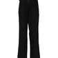 Ermanno Scervino Black Straight Fit High Waist Pants