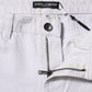 Dolce & Gabbana White Cotton Mid Waisted Women Denim Jeans