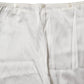Dolce & Gabbana Ivory Silk Tapered High Waist Pants