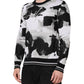 Dolce & Gabbana Multicolor Silk Camouflage Pullover Sweater