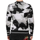 Dolce & Gabbana Multicolor Silk Camouflage Pullover Sweater