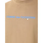 Comme Des Fuckdown Brown Cotton T-Shirt