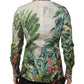 Dolce & Gabbana Multicolor Jungle Print GOLD Formal Shirt