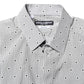 Dolce & Gabbana Gray Dotted Semi Fitted GOLD Men Formal Shirt