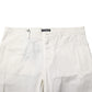 Dolce & Gabbana White Chinos Cotton Stretch Men Casual Shorts