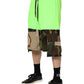 Dolce & Gabbana Green Patchwork Cargo Bermuda Men Shorts