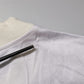 Dolce & Gabbana White Silk Crew Neck Long Sleeves T-shirt