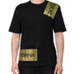 Dolce & Gabbana Black Logo Tape Cotton Men Crew Neck T-shirt