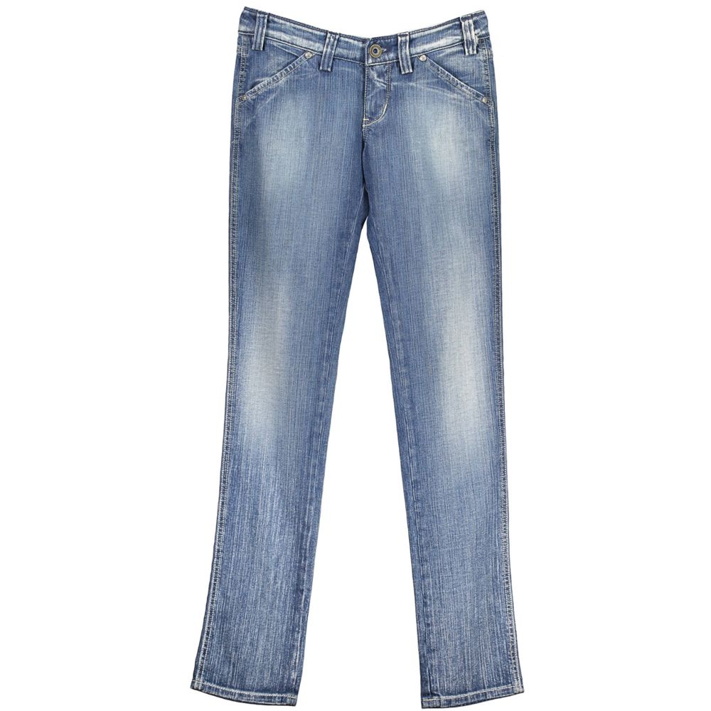 Blue Cotton Jeans & Pant