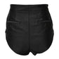 Dolce & Gabbana Black Viscose High Waisted Hot Pants Shorts