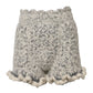Dolce & Gabbana Metallic Bouclé Knit Cashmere Ruffled Shorts
