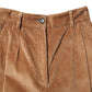 Dolce & Gabbana Brown Cotton Corduroy Tapered Pants