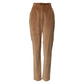 Dolce & Gabbana Brown Cotton Corduroy Tapered Pants