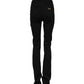 Dolce & Gabbana Black Cotton High Waist Skinny Denim Jeans